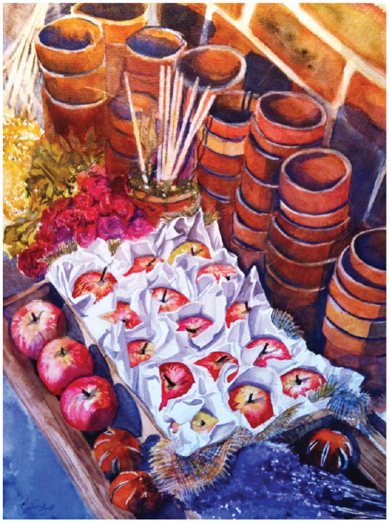 painting still life